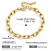 Collar de Acero de Titanio Jieding Pulsera de Lujo Ligero Nicho Acero Inoxidable Dorado 18K Collar con Colgante de Circonita Accesorios Pulsera Transfronteriza Venta al por Mayor