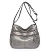 Bolso para Mujer 2026 Nuevo Estilo Tendencia Callejera Piel Suave Multicapa Moderno para Señoras Madres de mediana edad Bolso de Hombro Único Cruzado Venta al por Mayor