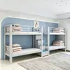 Beliche com Estrutura de Ferro Espessada, Beliche para Dormitório Estudantil, Cama para Apartamento de Funcionários, Cama de Solteiro para Canteiro de Obras