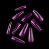 Bolsa de Alta Calidad de 500 Piezas Uñas de Ballet Transparentes/Puras de Colores/Coloreadas Largas Coffin Uñas Portátiles Uñas Postizas Manicura