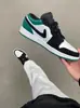 Putian Pura Original Qiao 1 Zapatos de Baloncesto para Hombre Aj1 de Caña Baja Tenis para Mujer Zapatos Deportivos Obsidiana Azul Carolina del Norte Azul y Blanco Modernos