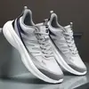 Zapatos Deportivos para Hombre de Suela Blanda, Estilo Nuevo, Transpirables, Cómodos, Versátiles, Modernos Zapatos Ligeros de Malla para Correr para Hombre, Transfronterizos