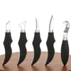 Nuevo Juego de Cuchillos de Talla para Carpintería de Acero Inoxidable Engrosado, Cuchillo de Talla Hecho a Mano DIY para Grabado de Sellos, Al por Mayor en Stock