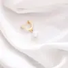 Broche de Laço Coração Simples para Mulheres, Corsage de Luxo, Alfinete Anti-Exposição para Gola Feminina, Alfinete de Cardigã, Acessório de Roupa