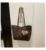 Bolso Femenino de Lujo con Estampado de Leopardo 2026, Gran Capacidad, Bolso Versátil de Moda, Bolso de Hombro Único, Bolso Tote para el Trabajo