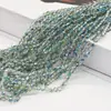 Cuentas Elásticas de 4 mm Cuentas de Bola de Cristal Cuentas Redondas de Cristal de 96 Caras Cuentas Sueltas Accesorios para Manualidades Hechas a Mano Material