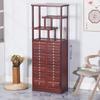 Huali Madera Pabellón Duobao Gabinete de Almacenamiento de Té Estante de Exhibición Gabinete de Té Madera Sólida Estante Antiguo Multicapa Gabinete para Pastel de Té Pu'er