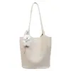 Textura tramada estilo coreano moda casual feminina 2025 nova popular moda grande capacidade para o dia a dia bolsa de ombro único axila feminina