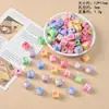Acrílico Color AB Color Sólido Dos Tonos Caramelo Mariposa Con Cuentas Cadena para Teléfono Móvil Cuerda para el Cabello Cuentas Sueltas Accesorios para Joyería DIY Venta al por Mayor