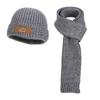 Conjunto de Tres Piezas de Gorro, Guantes y Bufanda de Invierno para Hombres y Mujeres, Gorro de Punto Cálido con Forro de Felpa para Protección de Orejas, Gorro de Lana de Punto Europeo y Americano