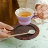 Taza de Té Glicinia de Primavera Hecha en Fábrica, Juego de Té Cerámico para el Hogar, Taza Especial de Maestro, Taza de Cata de Té para Damas, Taza Individual