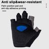 Luvas de Ciclismo Fitness Meio Dedo Masculinas e Femininas Yoga Dirigindo Antiderrapante Absorção de Choque Dedo Exposto Malha Respirável Luvas Esportivas para Exterior