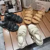 Sandalias de Velcro para Mujer Verano Nueva Moda Casual Sandalias de Plataforma de Una Tira para Uso Exterior Cómodas Sandalias Deportivas Planas
