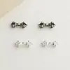 Plata de ley 925 de Tailandia cuerda trenzada DIY con cuentas diamante mazo de mortero con cuentas estilo Tíbet pulsera de juego collar cuentas sueltas accesorios
