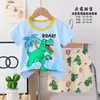 Pijama para Niños Ropa Infantil Modelo 2026 Pijama Infantil Casual Verano Estilo Coreano Manga Corta Pantalones Cortos Suministro Directo de Fábrica