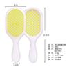 Nuevo peine de malla para raqueta peine de masaje para cabello húmedo y seco peine para el cabello hueco secador de pelo peine para el cabello no enredado peine hueco