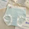 Ropa interior de 10A Antibacteriana con Entrepierna Extendida para Mujer Tipo Algodón Puro Algodón de Bebé Cintura Alta Control de Abdomen Ropa Interior de Recuperación Postparto para Mujer Algodón Puro