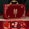 Colección Completa de Artículos para Compromiso: Cajas de Dinero para Regalo, Cajas de Efectivo para Bodas para el Novio, Cajas de Regalo en Efectivo, Cajas de Dote Doradas de Tres Piezas, y Cajas de Regalo de Dote