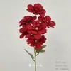 Casamento Estilo Chinês Estilo Vermelho Decoração de Guia de Estrada Arranjo de Flores Artificiais Flor de Teto Cerimônia de Noivado Arranjo de Banquete Arte com Flores Artificiais de Casamento