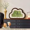 Relógio de Mesa Estilo Madeira Vintage, Relógio de Mesa, Relógio de Parede para Sala de Estar, Decoração de Relógio Retrô, Pendente de Parede de Nicho