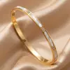 Pulsera de Acero de Titanio de Gama Alta con Perla Blanca para Mujer Incrustada con Diamantes Pulsera de Personalidad Simple Diseño de Nicho Pulsera de Acero Inoxidable