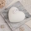 Vela de aromaterapia tejida con forma de amor, regalo hecho a mano, decoración creativa para el hogar, accesorios de fotografía, regalo de boda