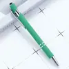 Bolígrafo de Metal Press Bolígrafo de Aluminio Bolígrafo Meiji Bolígrafo Táctil Capacitivo Bolígrafo para Pantalla Táctil de Escritura Bolígrafo de Regalo con Impresión de LOGOTIPO