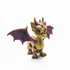 Dragón volador impreso en 3D transfronterizo, dragón demoníaco occidental con articulaciones móviles, ojos simulados, mascota de juguete, adorno, artículo de artesanía