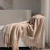 Manta de Sofá Transfronteiriça com Estilo Simples para Decoração de Pousada, Manta de Cochilo, Manta Decorativa, Manta de Sofá, Manta de Ar Condicionado