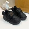 Zapatos Nuevos de Invierno 2026 para Niños Pequeños Niños con Orejas de Oso Zapatos de Interior Estilo Coreano Zapatos de Algodón con Suela Suave para Niños
