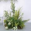 Decoração de Fundo Explosiva Mori Adereços de Fotografia de Floricultura Plantação Verde Simulada Flor de Seda Arranjo de Flores para Cerimônia de Casamento