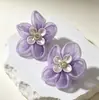 Aretes, broqueles, aretes con un toque de lujo ligero y de alta gama, aretes de estilo festivo para mujer