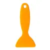 Raspador Pequeño Amarillo, Raspador para Aplicación de Película de Coche, Raspador Pequeño de Plástico Especial, Raspador Triangular Tipo Calabaza, Herramienta de Aplicación de Película
