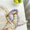 Pinza para el cabello Duowei Accessories de Aleación de Acetato Estilo Coreano, Pasador Extra Grande para la Parte Trasera de la Cabeza, Accesorio para el Cabello Simple y Elegante