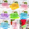 Nova Bolsa de Armazenamento Cartoon Cor Gelatina para Meninas com Compartimentos de Alta Qualidade para Cosméticos, Artigos de Higiene Pessoal e Papelaria, Transversal, Removível
