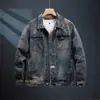 Chaqueta de mezclilla bordada de alta gama de marca francesa para hombre, corte holgado, casual, vintage, única, elegante, nuevo modelo de otoño