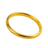 Retenção de Cor Alta Ouro Antigo Areia Herança Anel Liso Pulseira Costas de Lóach Pulseira de Ouro Imitação Feminina Joia de Mão Sólida Venda por Atacado
