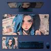 Mouse pad de menina bidimensional Animação de grandes dimensões Laptop Computer Pad Meninos E-sports Dormitório Jogo Teclado Pad