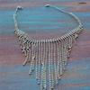 Joyería de comercio exterior, cadena de cuerpo con borlas y diamantes de imitación, accesorios de lujo sexys para vestido