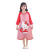 Camisón de Verano para Niñas Manga Corta Delgado Dibujos Animados Súper Lindo Niñas Lindas Vestido de Princesa Pijama Comercio Exterior