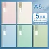 Libreta de espiral A5 con líneas horizontales B5 gruesas, cuaderno para exámenes de ingreso de posgrado, de alto valor para estudiantes universitarios, actualización sencilla, páginas que no se decoloran.