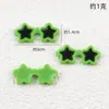 Estrella de Cinco Puntas Colorida de Resina Accesorios para Gafas Accesorios de Joyería DIY Juguetes de Peluche Funda de Teléfono Decoración para Pasador En Stock