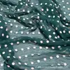 Tecido de Chiffon Texturizado com Bordado de Bolinhas Coloridas em Estoque, Vestido, Saia, Fita de Poliéster com Bolinhas Coloridas