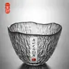 Lugar de fábrica patrón de ojo de martillo japonés taza de té pequeña vidrio resistente al calor tazón de té pequeño taza de té maestro Taza individual juego de té kung fu