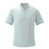 Camisa polo de verano para hombre, 180g, 50 piezas, piqué fino, cuello intercolor, antibacteriana, refrescante, absorbe la humedad, absorbe el sudor, bordado personalizado