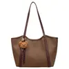 Bolsos Transfronterizos Yuezhi 2026 Nuevo Bolso Sencillo para Mujer Bolso de Hombro de Gran Capacidad a la Moda Bolso Tote de Alto Gama con Contraste de Color