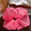Goma para el pelo de organza de colores frescos Niannian estilo coreano, set para padres e hijos, goma para el pelo de adulto, sujetador de coleta