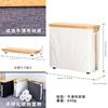 Cesta de Almacenamiento para Pañuelos Rollo de Papel Higiénico Caja de Almacenamiento de Papel Ventana Transparente Almacenamiento de Tela de Bambú Tubo de Almacenamiento para Pañuelos Venta Caliente Transfronteriza