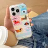 Funda de perro salchicha de retazos de dibujos animados adecuada para iPhone 17 Pro Max, funda linda para Apple 16, 15 Pro, estilo coreano 14/13