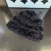 Chapéu de Tricô Quente de Inverno com Proteção para Orelhas, Chapéu de Tricô Fofo e Doce Estilo Coreano, Chapéu Pulôver Frio à Prova de Frio que Afina o Rosto